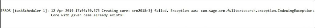 CRM Quick Find functionality stopped working in Sage CRM- Part 2 - Sage