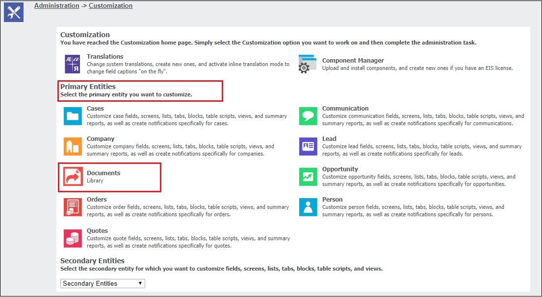 Security Policies applied to Library entity with release of Sage CRM 2019  R2 - Sage CRM – Tips, Tricks and Components