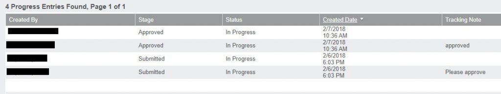 Duplicate Records in Tracking tab