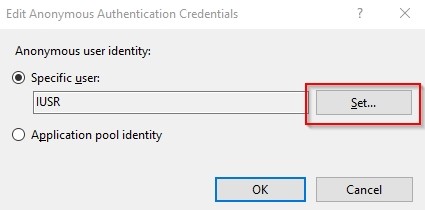 Anonymous User identity