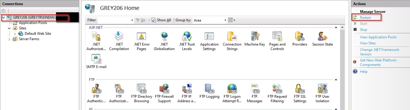 IIS Restart
