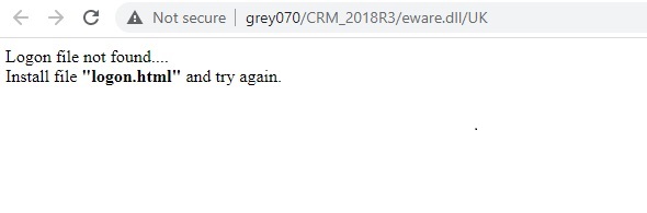 Login error