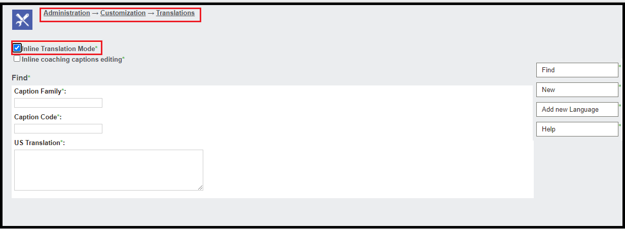 Inline Translation