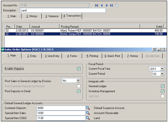 Sage X3 Sales Order Options