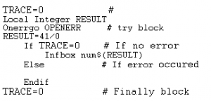  the errors in Sage X3 with custom message