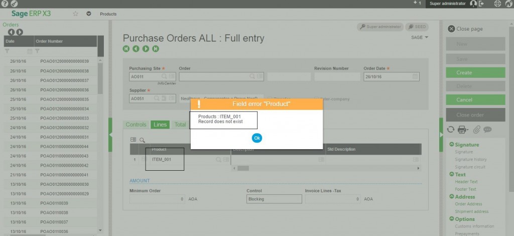 Purchase Order