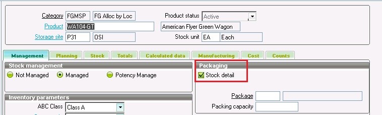 Lot No in Shipment level Packages