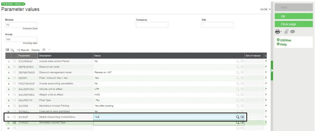 delete Supplier Intercompany Invoice