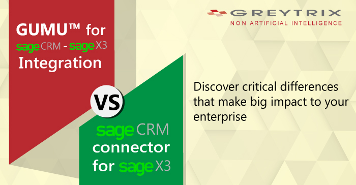 GUMU™ integration for Sage X3 – Sage CRM