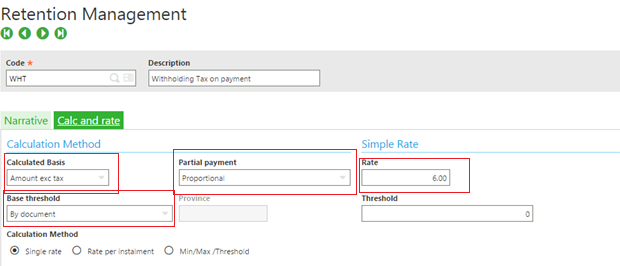 Retention Management