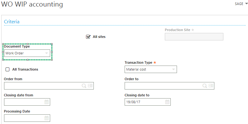 WIP Accounting