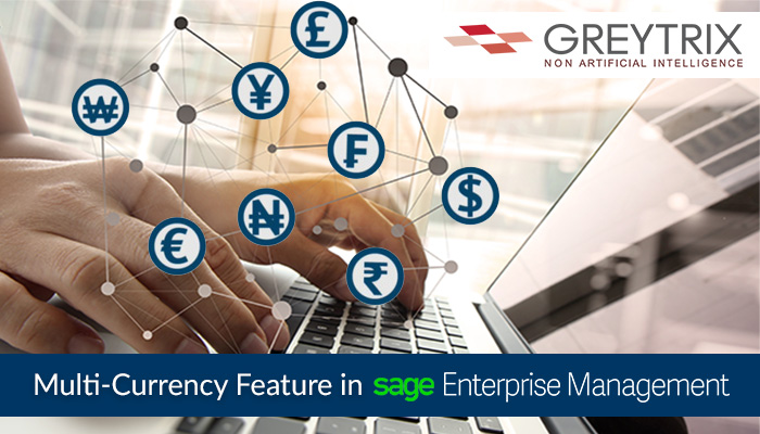 multi currency in sage enterprise management