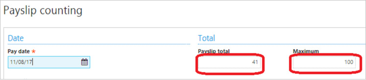 Payslip Counting