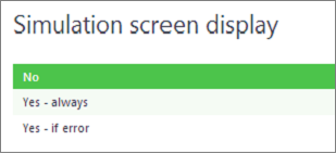 simulation screen play