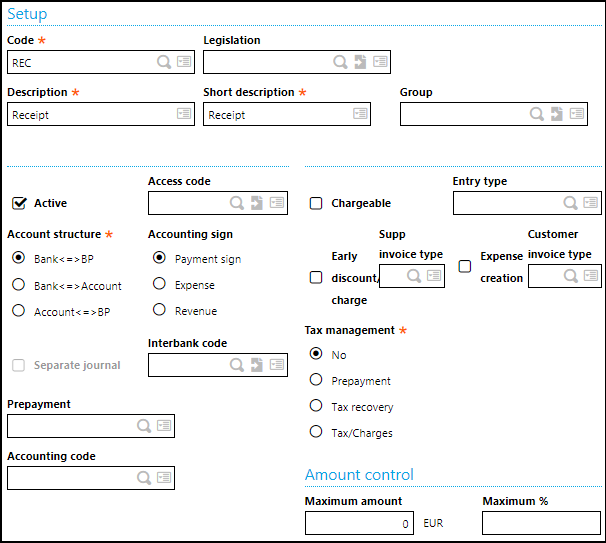 Payment Attributes