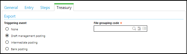 payment master entry type