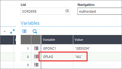 default entry transaction sage x3