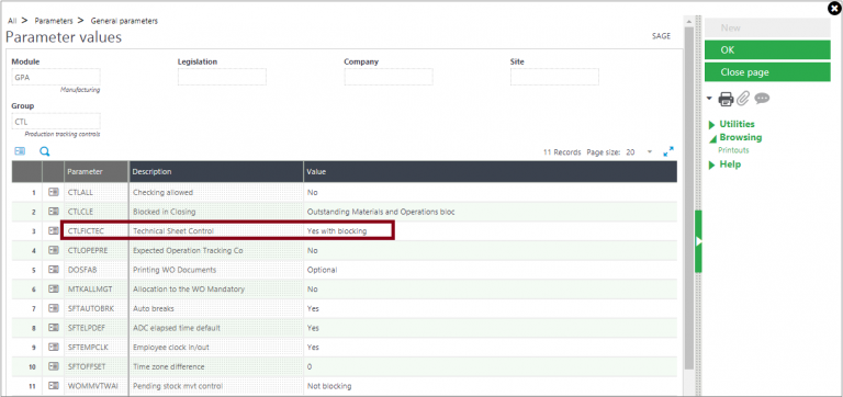 How to do quality sheet check for manufacturing in Sage Enterprise ...