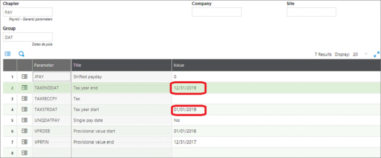 How To Set Tax Year Start And Tax Year End In Sage Enterprise 