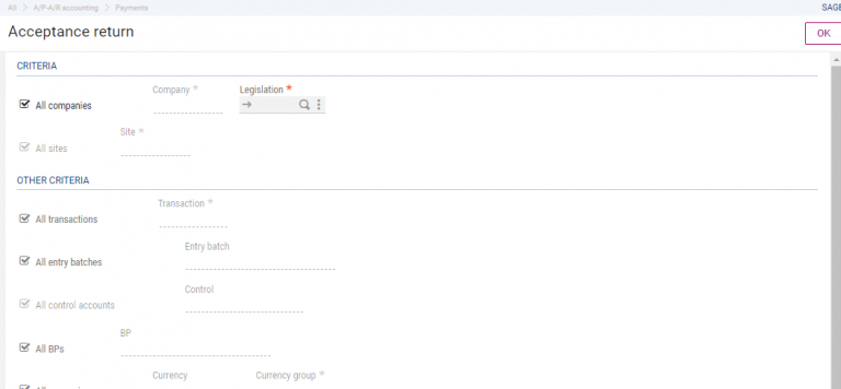 How to do the Acceptance Return in Sage X3 - Sage X3 – Tips, Tricks and ...
