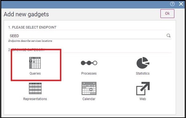 Adding the query in landing page