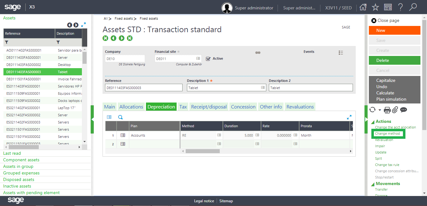 How to modify Financial Assets details in Sage X3 LaptrinhX / News