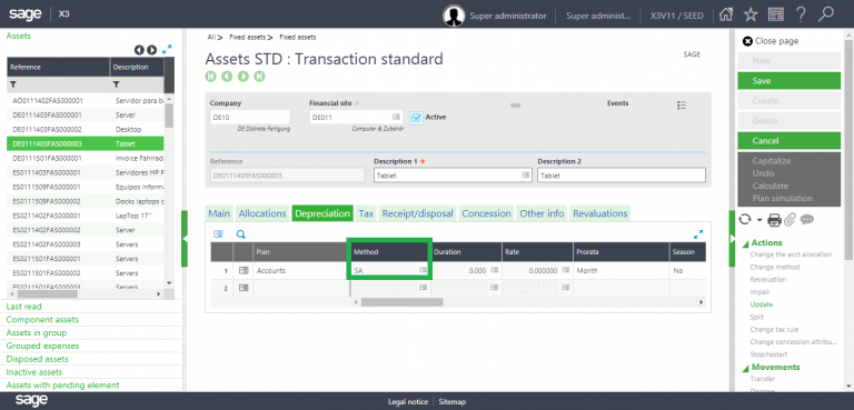 How to modify Financial Assets details in Sage X3 - Sage X3 – Tips ...
