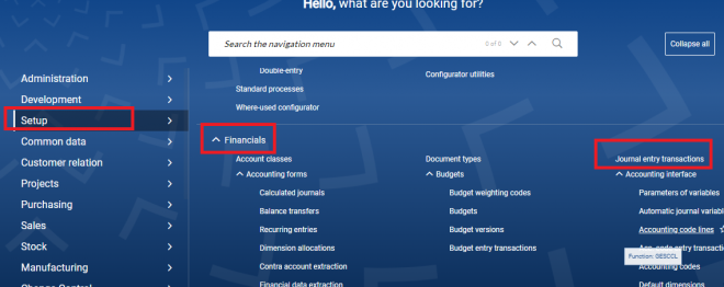 How to enable the Source transaction in Journal entry - Sage X3 – Tips ...