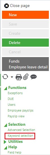 Employee documents