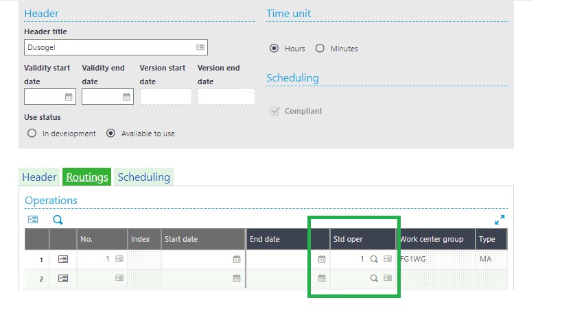 Routing Management Decalration