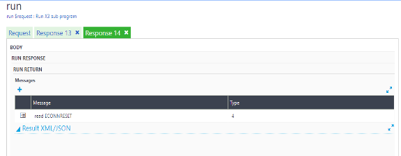 read econnreset error while invoking web service