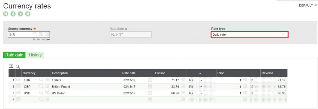 Daily Rate