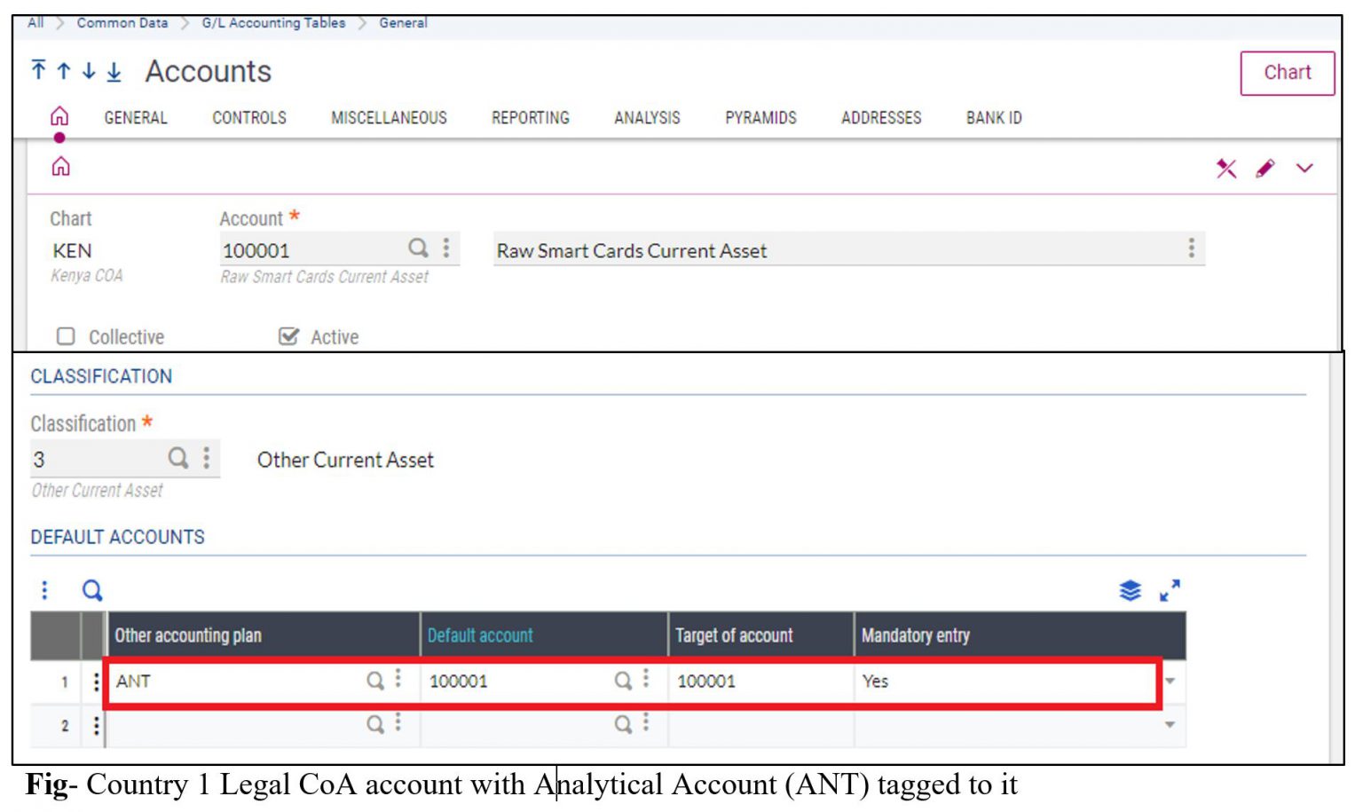 Sage X3 How to setup Legal and Analytical Chart of Accounts for