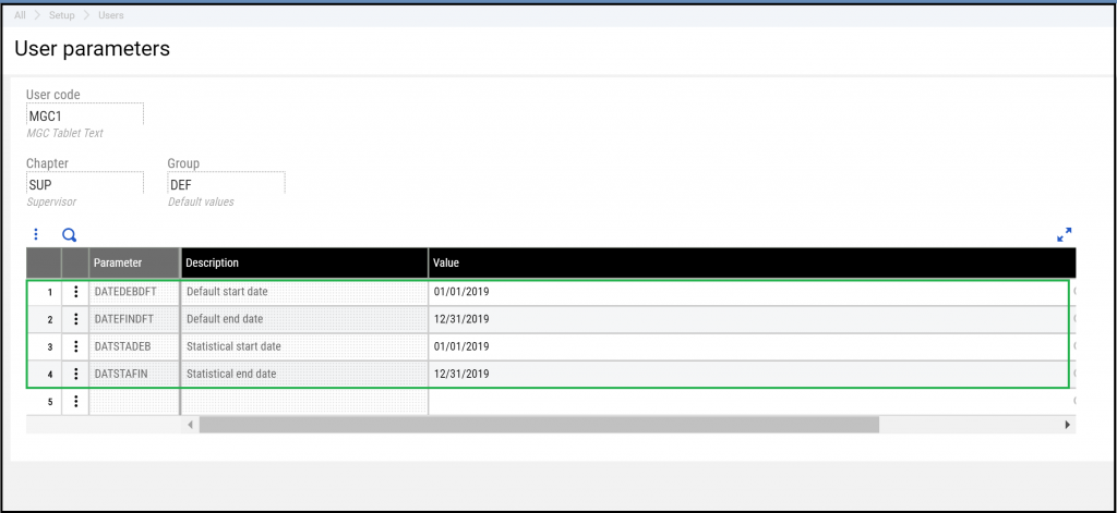 User-Level-Setup in Sage X3