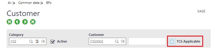 Customer Master