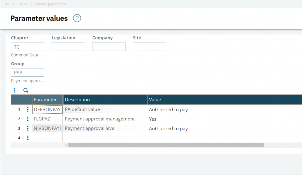 How to Setup a Default Payment Approval Status in Sage X3 - Sage X3 ...