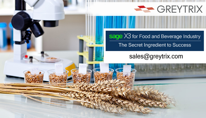 Sage X3 Food and Beverage Industry