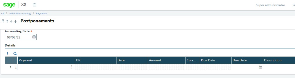 Payment