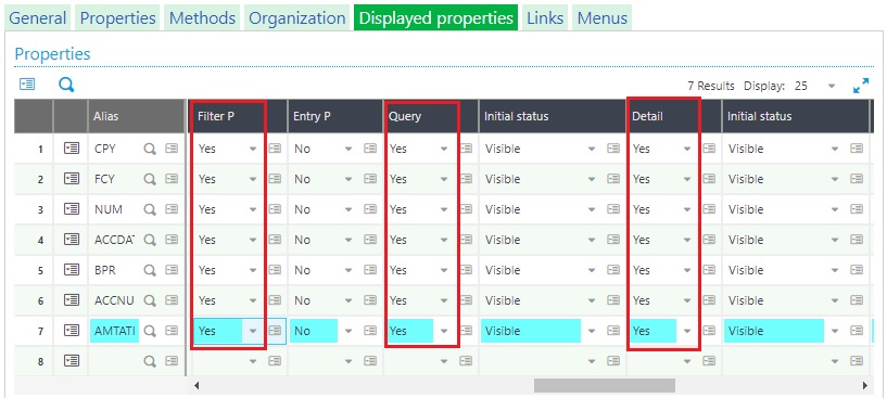 Display Properties