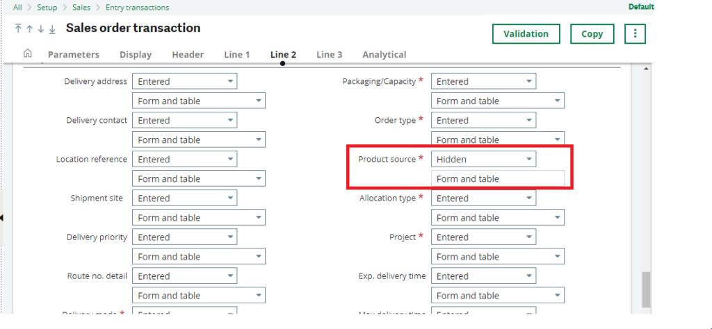 How to display field in screen(SOH) through Entry Transaction in Sage ...