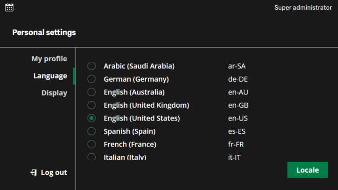 Feature : Locales Functionality in Sage X3
