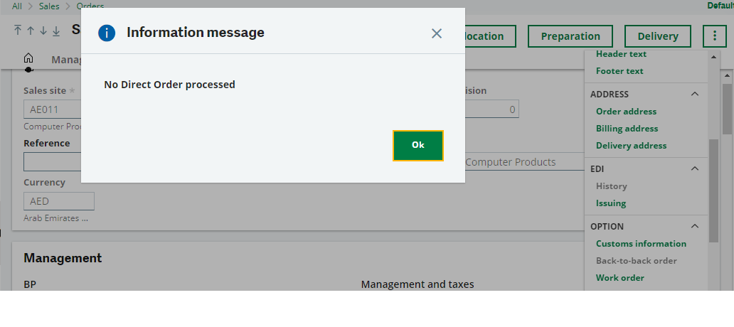 How to create work order against the sales order in Sage X3 - Sage X3 ...