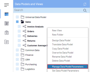 Adding a Data Model Parameter in Sage Enterprise Intelligence (SEI ...