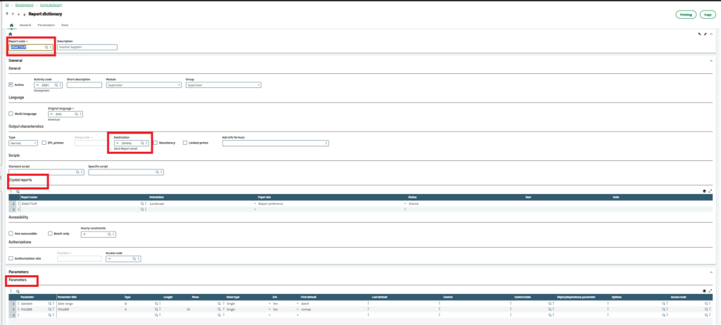 Figure 03 – Custom Report Code Creation