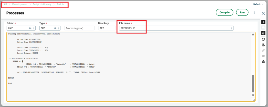 Figure 04 – Report Execution Logic