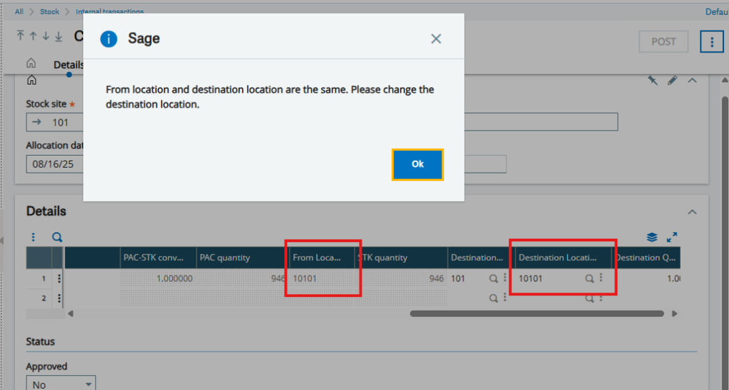 Fig3. validation on same location select