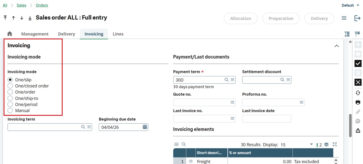 Site-Specific Invoicing in Sage X3 - Sage X3 – Tips, Tricks and Components