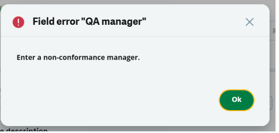 Figure 04 - Error Message