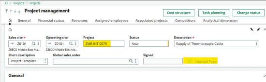 Fig 1: Internal Project Selection