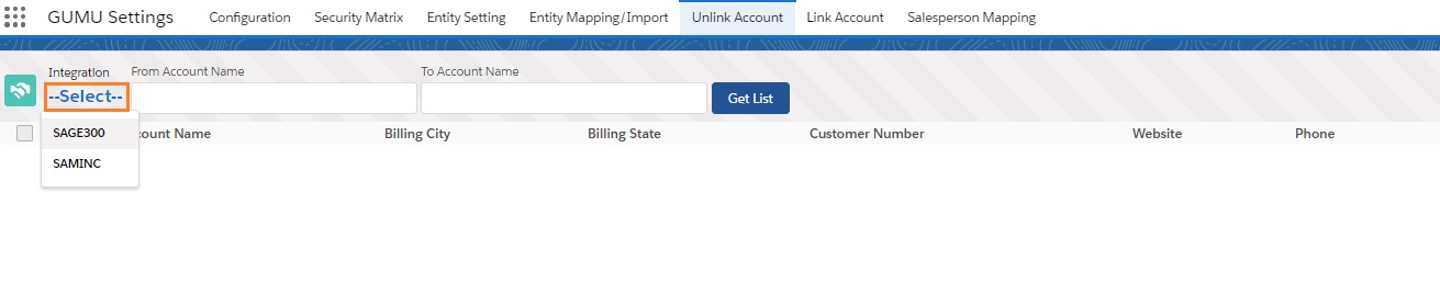 Select Integration